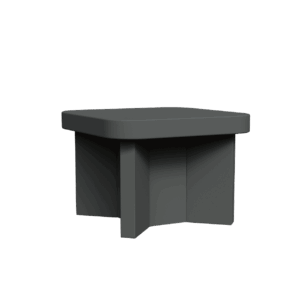 Abecca Anti Ligature Armadillo Limbershield Square Dining Table AR83 Pantone 425