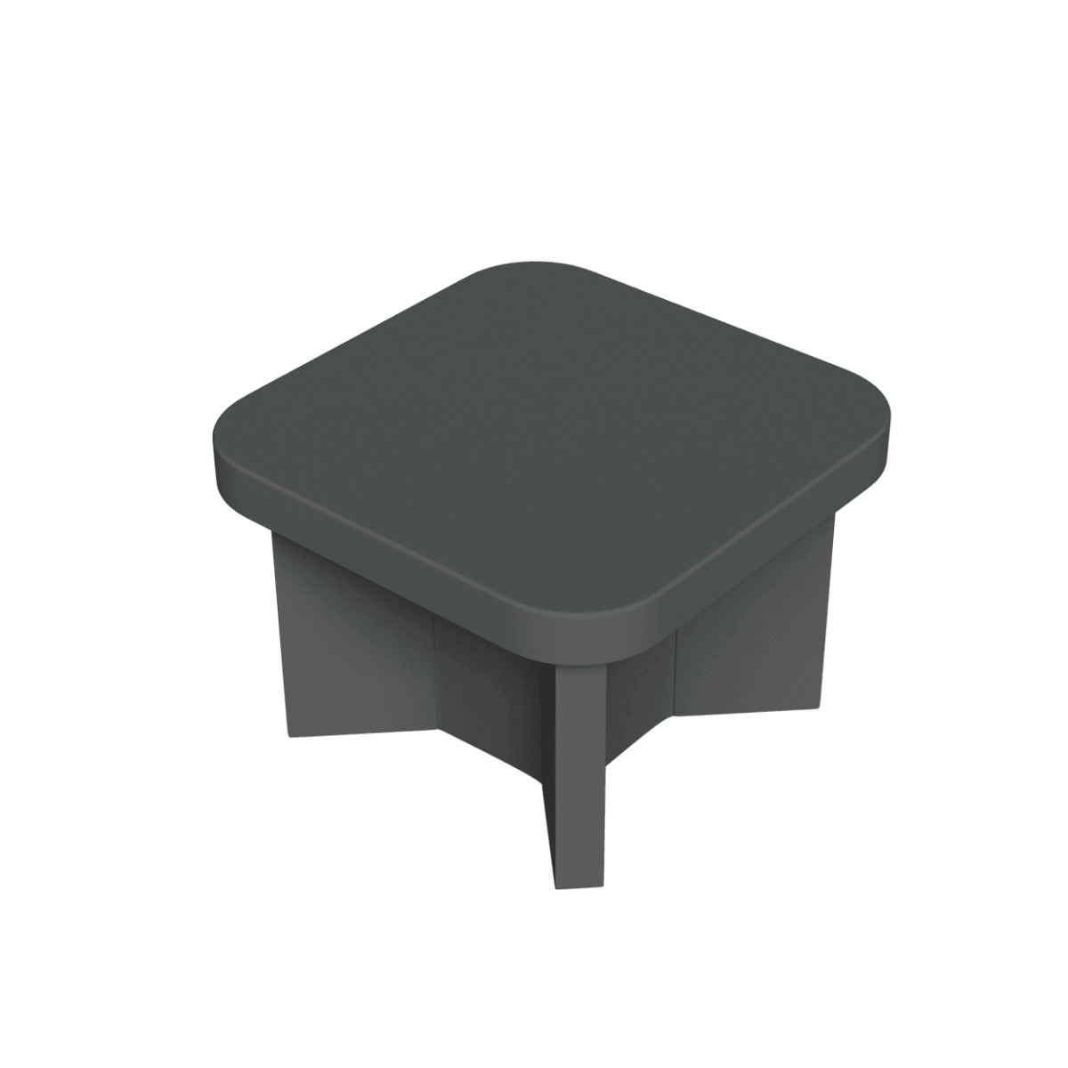 Abecca Anti Ligature Armadillo Limbershield Square Dining Table AR83 Pantone 4253