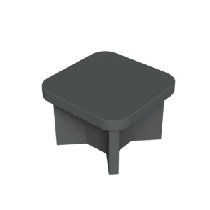 Abecca Anti Ligature Armadillo Limbershield Square Dining Table AR83 Pantone 4253