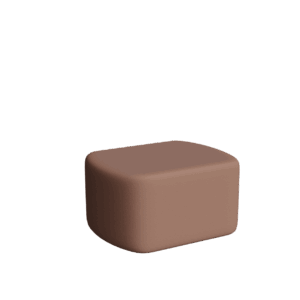 Abecca Anti Ligature Armadillo Limbershield Square Rounded Coffee Table AR92 Pantone 17 1230TCX