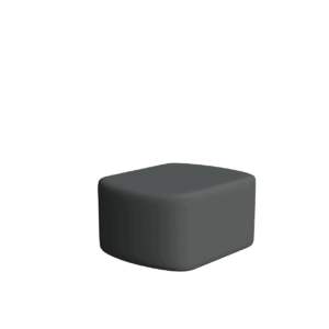 Abecca Anti Ligature Armadillo Limbershield Square Rounded Coffee Table AR92 Pantone 425