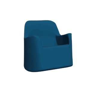 Abecca Anti Ligature Armadillo Limbershield Upright Rocking Chair AR70 Pantone 3025