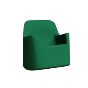Abecca Anti Ligature Armadillo Limbershield Upright Rocking Chair AR70 Pantone 349