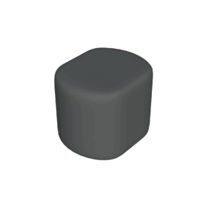 SquareOttoman—Coated—Pantone425 3