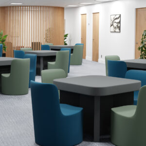 Upright Chair room render 1